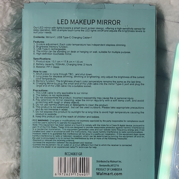 LED Makeup Mirror - Picture 10 of 11